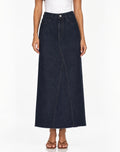 Kenny Maxi Denim Skirt - Dark Blue